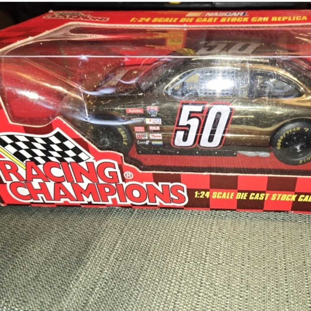 50th Anniversary of Nascar Racing Champions 1/24 Car Gold